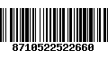 Código de Barras 8710522522660