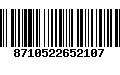 Código de Barras 8710522652107