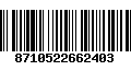 Código de Barras 8710522662403