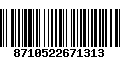 Código de Barras 8710522671313