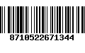 Código de Barras 8710522671344