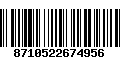 Código de Barras 8710522674956