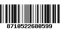 Código de Barras 8710522680599