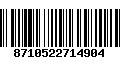 Código de Barras 8710522714904