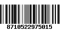 Código de Barras 8710522975015