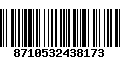 Código de Barras 8710532438173