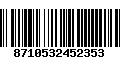 Código de Barras 8710532452353