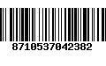 Código de Barras 8710537042382