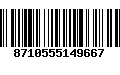 Código de Barras 8710555149667