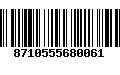 Código de Barras 8710555680061