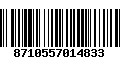 Código de Barras 8710557014833