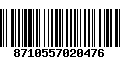 Código de Barras 8710557020476