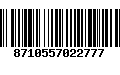 Código de Barras 8710557022777