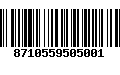 Código de Barras 8710559505001