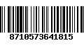 Código de Barras 8710573641815