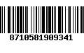 Código de Barras 8710581909341