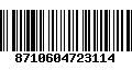 Código de Barras 8710604723114