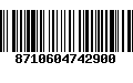 Código de Barras 8710604742900