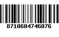 Código de Barras 8710604746076