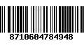 Código de Barras 8710604784948