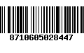 Código de Barras 8710605028447