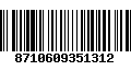 Código de Barras 8710609351312