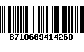 Código de Barras 8710609414260