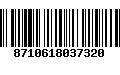 Código de Barras 8710618037320