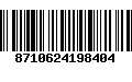 Código de Barras 8710624198404