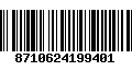 Código de Barras 8710624199401