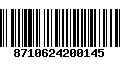 Código de Barras 8710624200145