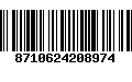 Código de Barras 8710624208974