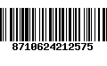 Código de Barras 8710624212575