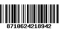 Código de Barras 8710624218942