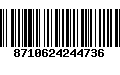 Código de Barras 8710624244736