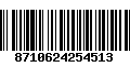 Código de Barras 8710624254513