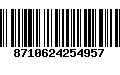 Código de Barras 8710624254957