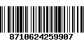 Código de Barras 8710624259907