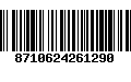 Código de Barras 8710624261290