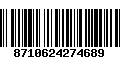 Código de Barras 8710624274689