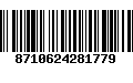 Código de Barras 8710624281779