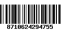 Código de Barras 8710624294755