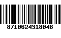 Código de Barras 8710624318048