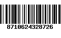 Código de Barras 8710624328726