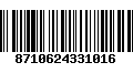 Código de Barras 8710624331016