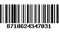 Código de Barras 8710624347031