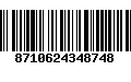 Código de Barras 8710624348748