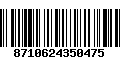 Código de Barras 8710624350475