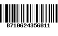 Código de Barras 8710624356811