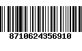 Código de Barras 8710624356910